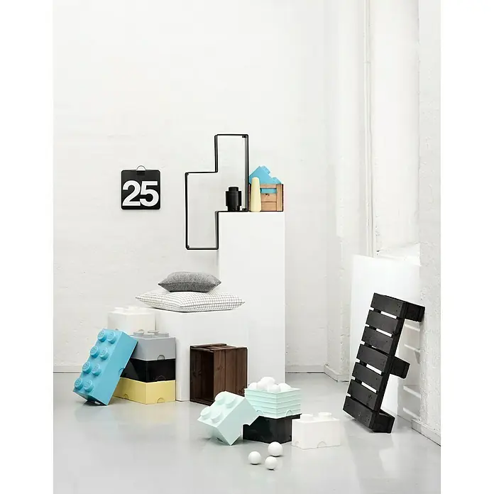 Lego Aufbewahrungsbox Brick - L x B x H: 50 x 25 x 18 cm, Grau, Kunststoff - Stimmungsaufnahme