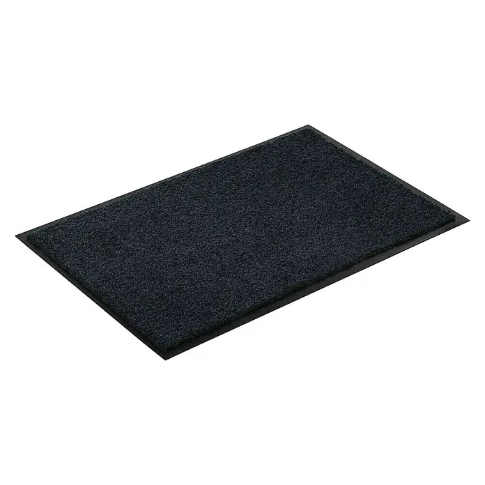 Astra Schmutzfangmatte Diamant - Uni, Schwarz, 90 x 150 cm, Material Nutzschicht: 100 % Polyamid - Rechte Seitenansicht