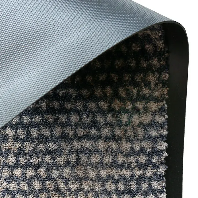 SCHÖNER WOHNEN-Kollektion Sauberlaufmatte Vintage - Anthrazit/Braun, 100 x 67 cm, 100 % Polyamid - Detailaufnahme