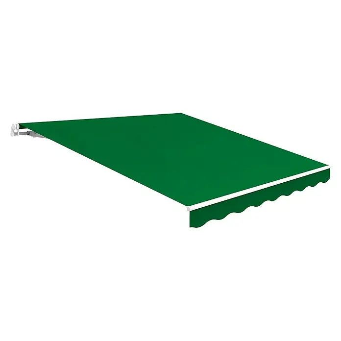SmartSun Toldo de brazos articulados Easy Lite - Verde bosque, Ancho: 3 m, Caída: 2 m