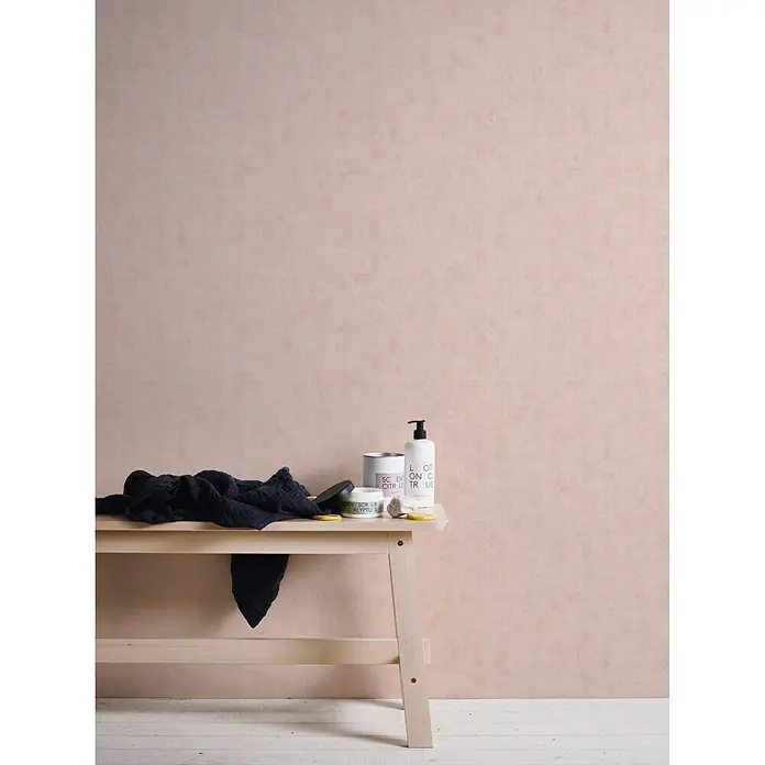 AS Creation Neue Bude 2.0 ED II Vliestapete I - Rosé kühl, Uni, 10,05 x 0,53 m - Stimmungsaufnahme