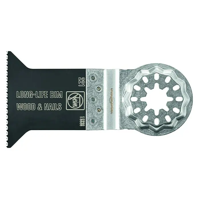 Fein Starlock Bi-metalen zaagblad E-Cut Long-Life - l x b: 50 x 50 mm, 5 st. - Top-down weergave