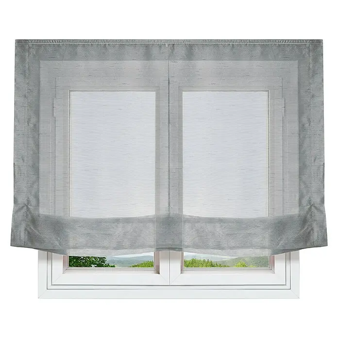 Estor plegable Charme - An x Al: 120 x 175 cm, Plateado
