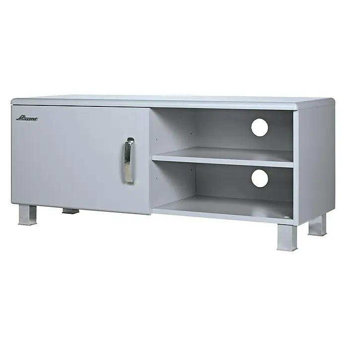 Phönix Miami Lowboard - L x B x H: 37 x 130 x 45 cm, Grau - Vorderansicht