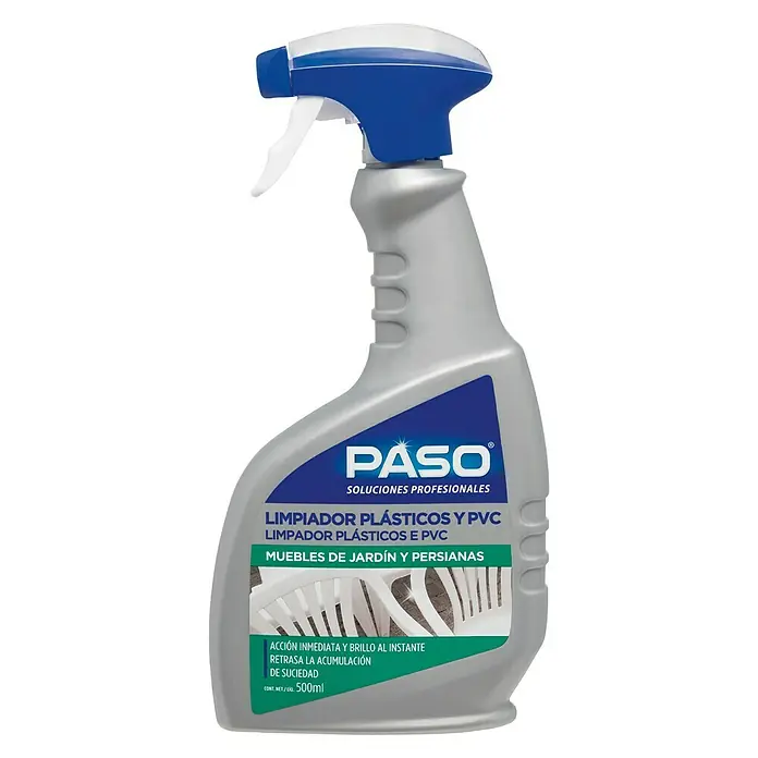 Paso Limpiador Plásticos y PVC - 500 ml, Botella rociadora