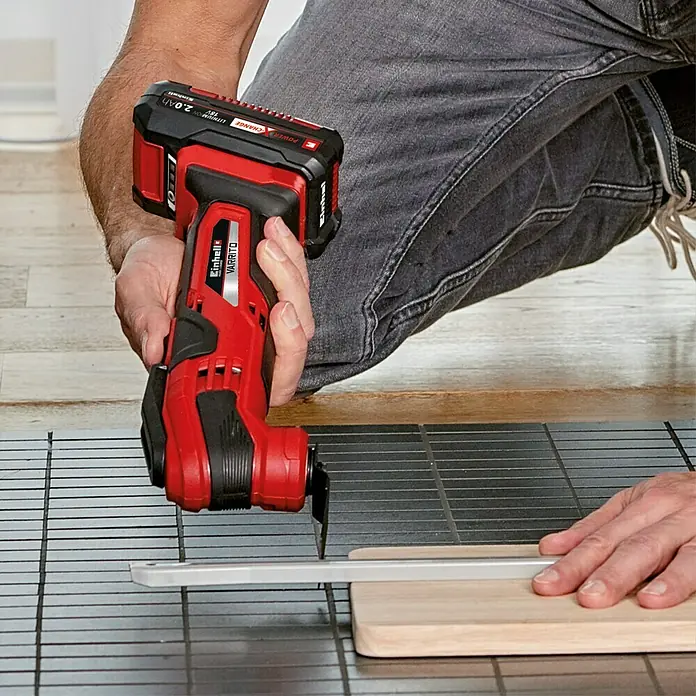 Einhell Power X-Change Aku višenamjenski alat Varrito - 18 V, Bez akumulatora, Kut oscilacija: 3,2° - Proizvod u upotrebi