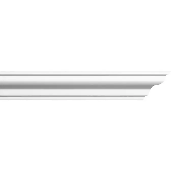 Zierprofil E 24 - 200 cm x 70 mm x 7 cm, Polystyrol XPS - Vorderansicht