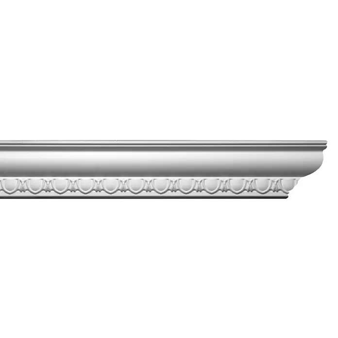 Zierprofil Prestige Vera-F - 200 cm x 60 mm x 7 cm, Expandiertes Polystyrol (EPS) - Vorderansicht