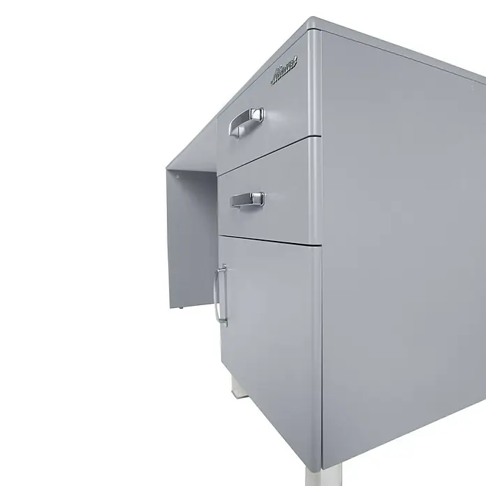 Phönix Miami Schreibtisch - L x B x H: 150 x 70 x 74 cm, Grau - Detailaufnahme