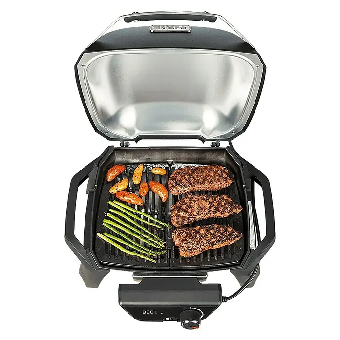 Weber Električni roštilj na kotačima Pulse 1000 - 1.800 W, Dimenzija rešetke za pečenje: 41 x 31 cm