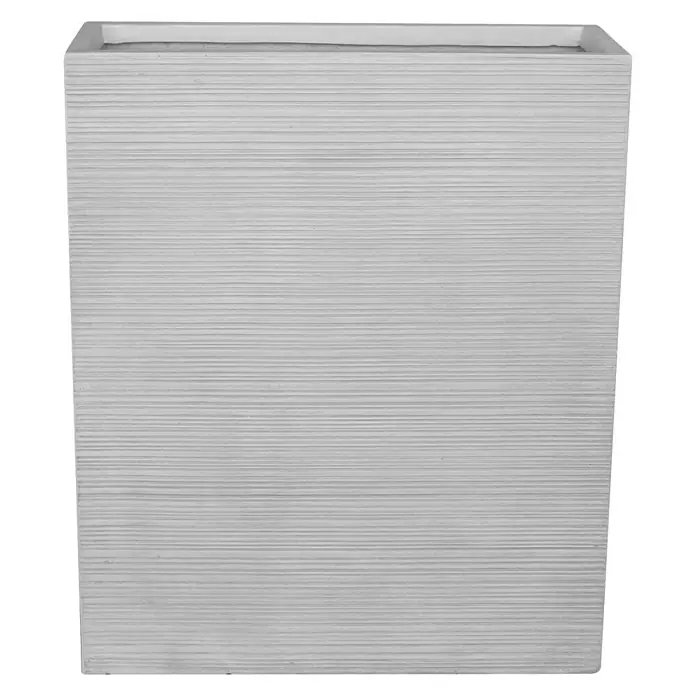 Pflanzkasten Falun - Außenmaß (L x B x H): 60 x 22 x 72 cm, Verbundwerkstoff, Antik Weiß