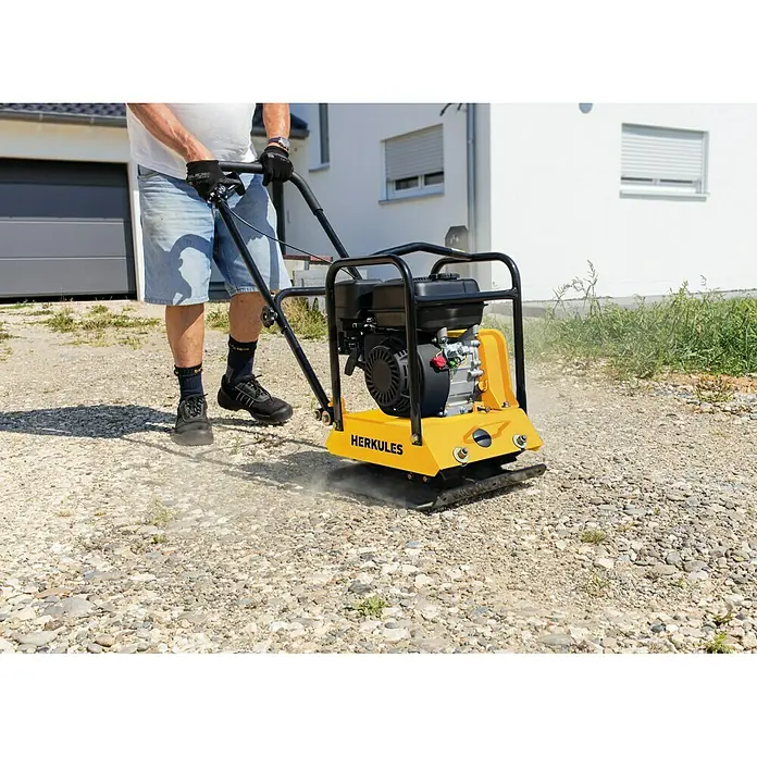 Herkules Vibroploča RP1200 - Snaga motora: 4,8 kW, Tlak kompresije: 1.500 kg - Proizvod u upotrebi