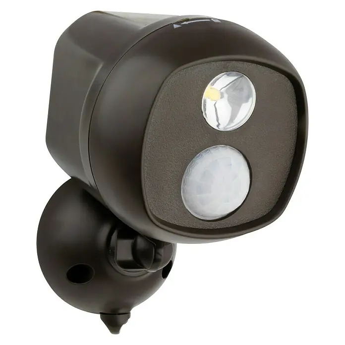 Ritter Leuchten LED vanjska svjetiljka sa senzorom pokreta - 3 W, D x Š x V: 200 x 110 x 130 mm, Crne boje, Bijele boje dnevnog svjetla - Pogled s desne strane