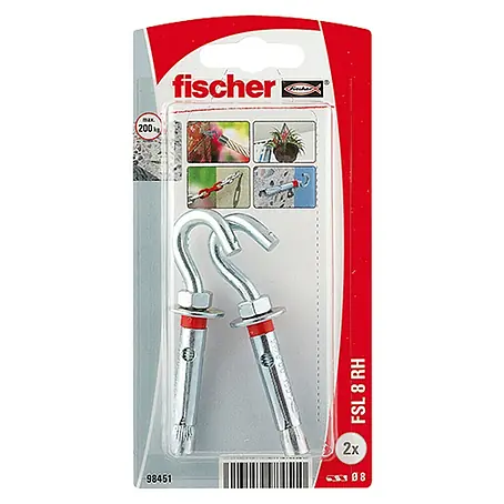 Fischer  Taco de anclaje para cargas pesadas FSL 8 RH