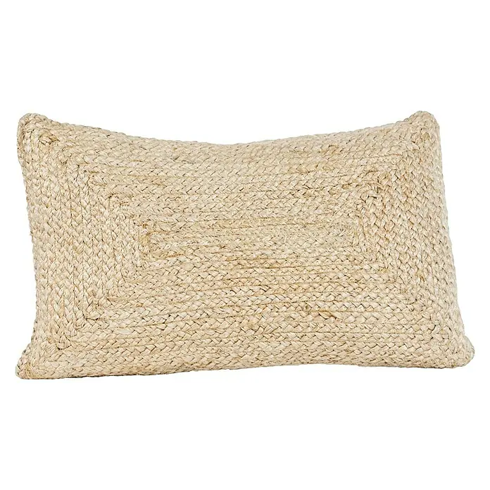 Cojín Yute - Natural, 50 x 30 cm, 100 % yute