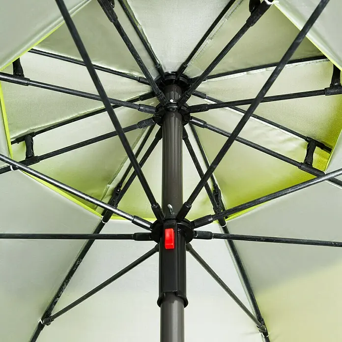Derby Suncobran Windprofi - Zelene boje, Antracit, Promjer: 200 cm - Detaljan prikaz