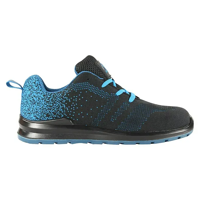 Sicherheitshalbschuh Blue Star - Schwarz/Blau, 45, S1
