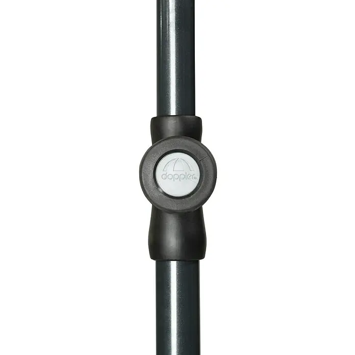 Doppler Sonnenschirm Sunline Waterproof III - Greige, 260 x 150 cm - Detailaufnahme