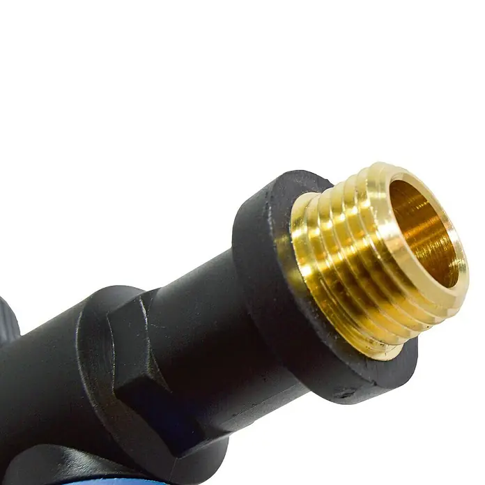 Grifo de esfera Anti-hielo - Negro, Conector rápido, Rosca interior: ¾″
