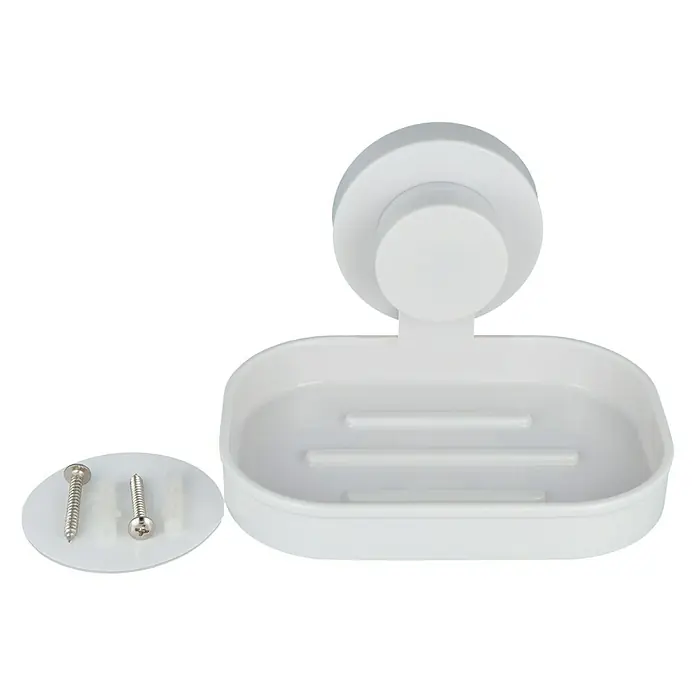 Venus Jabonera de pared Ilka - Fijación: Atornillado, Blanco