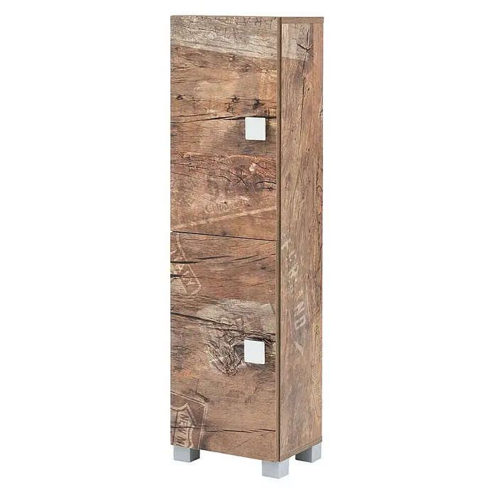 Schildmeyer Edia Highboard - 30 x 23 x 113 cm, Panamaeiche - Rechte Seitenansicht