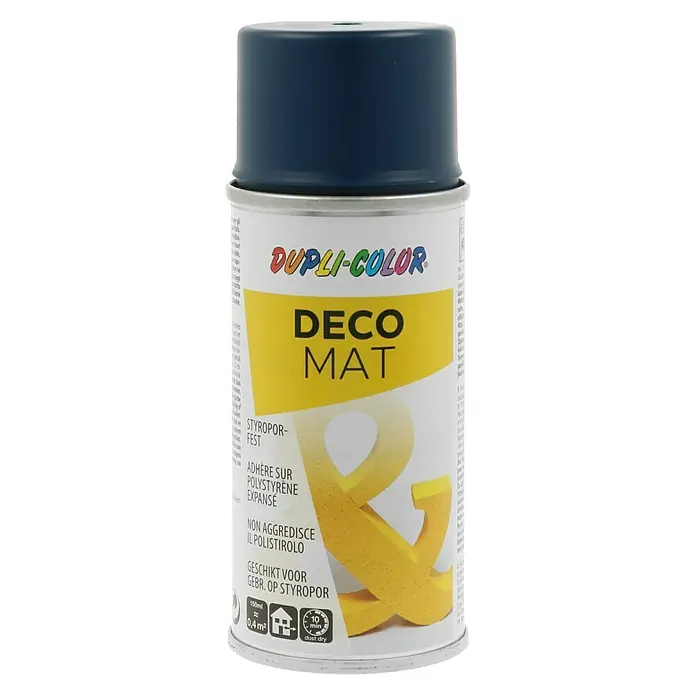 Dupli-Color Color Acryl-Lackspray Deco Matt RAL 5003 - Saphirblau, 150 ml, Matt - Vorderansicht