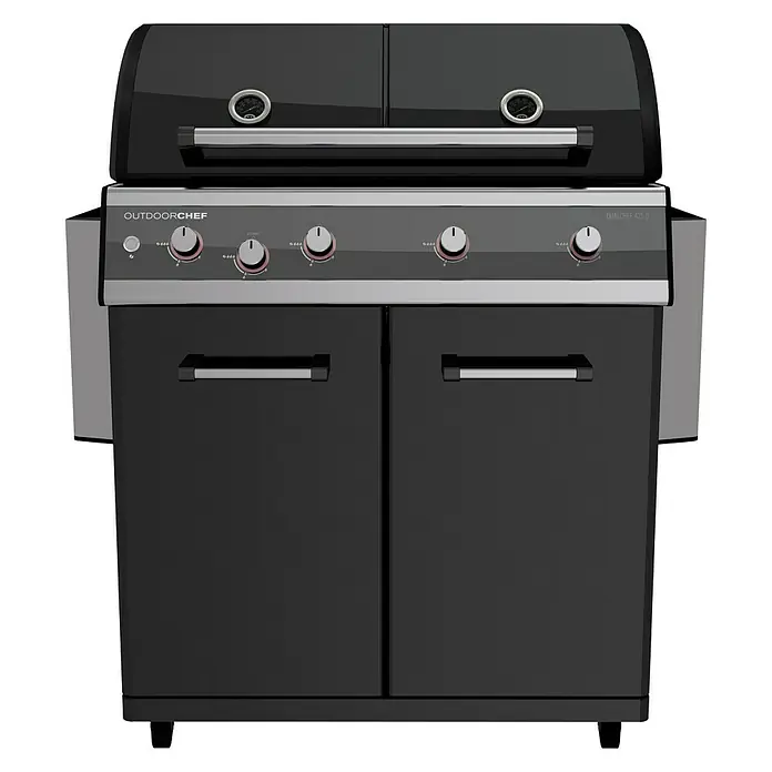 Outdoorchef Gasgrill Dualchef 425 G - Anzahl Brenner: 4, Hauptgrillfläche: 81 x 44 cm, 19,4 kW - Vorderansicht