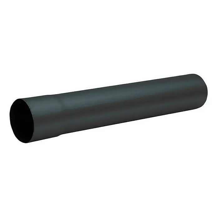 Sarei Fallrohr - Nennweite: 80 mm, Länge: 2 m, Aluminium, Braun - Linke Seitenansicht