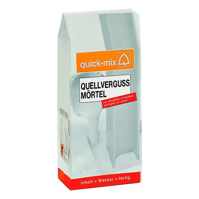 Quick-Mix Quellvergussmörtel QVM 10 - 10 kg - Vorderansicht