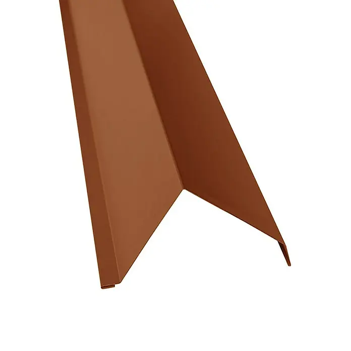 Probau Kantenwinkel PP12 - Terrakotta, Länge: 100 cm, Stahl - Vorderansicht