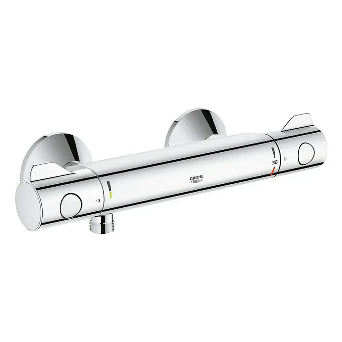 Grohe Grohtherm 800 Mješalica za tuš s termostatom - Krom, Sjaj - Pogled sprijeda