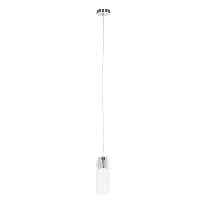 Tween Light Lámpara colgante redonda Buta - 132 W, Ø x Al: 10 x 155 cm, Transparente, Cromo, GU10
