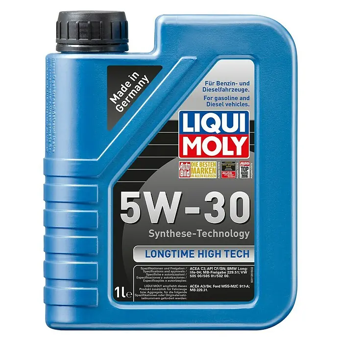 Liqui Moly Motoröl Longtime High Tech - 5W-30, C3, 1 l - Vorderansicht