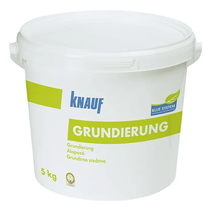 Knauf Blue System Grundierung - 5 kg, Lösemittelfrei - Vorderansicht