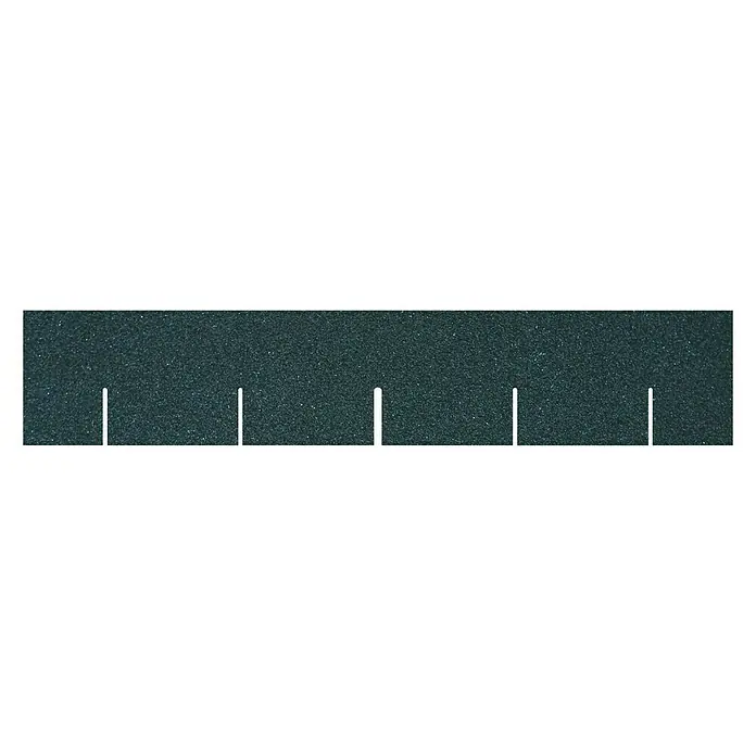 Bitumendachbahn KSK Plus - Schwarz, 5 x 0,33 m, Selbstklebend, Rechteckig - Vorderansicht