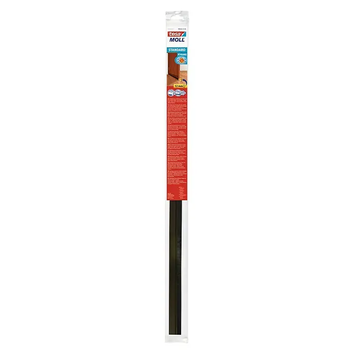 Tesa MOLL Traka za brtvljenje vrata Standard - Smeđe boje, 1 m x 37 mm, Prikladno za: Dimenzija do 12 mm - Pogled sprijeda