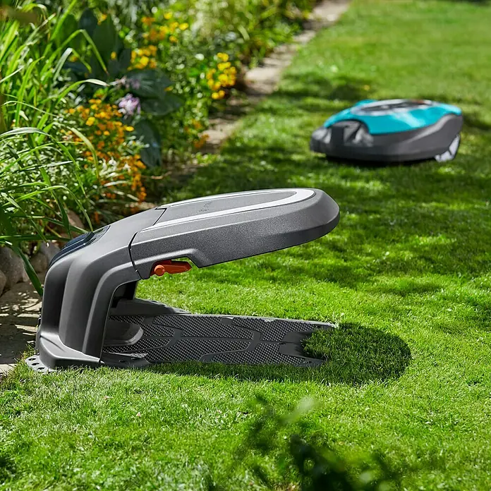 Gardena Nadstrešnica za robotske kosilice - Plastika, Sive boje - Živopisni prikaz