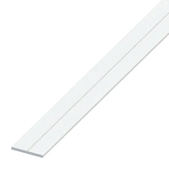 Kantoflex Plosnati profil - 1.000 x 19,5 mm, Debljina: 2 mm, Tvrdi PVC - Pogled s lijeve strane