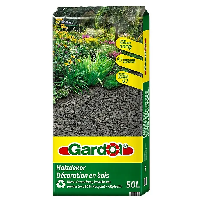 Gardol Dekor-Mulch - 50 l, Schiefergrau
