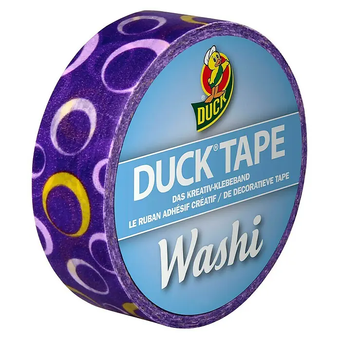 Duck Tape Dekorativna ljepljiva traka Washi - 10 m x 15 mm - Pogled sprijeda