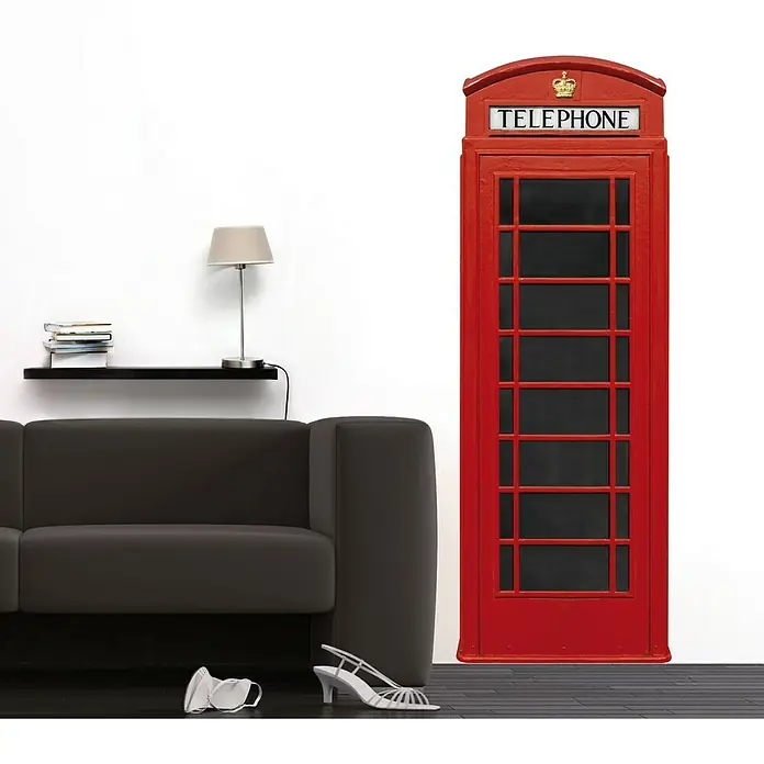 Wandtattoo - Telefonzelle, 60 x 170 cm - Stimmungsaufnahme