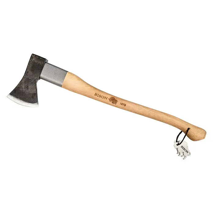 Bison 1879 Universalaxt - 1.250 g, 700 mm, Handgeschmiedet - Vorderansicht