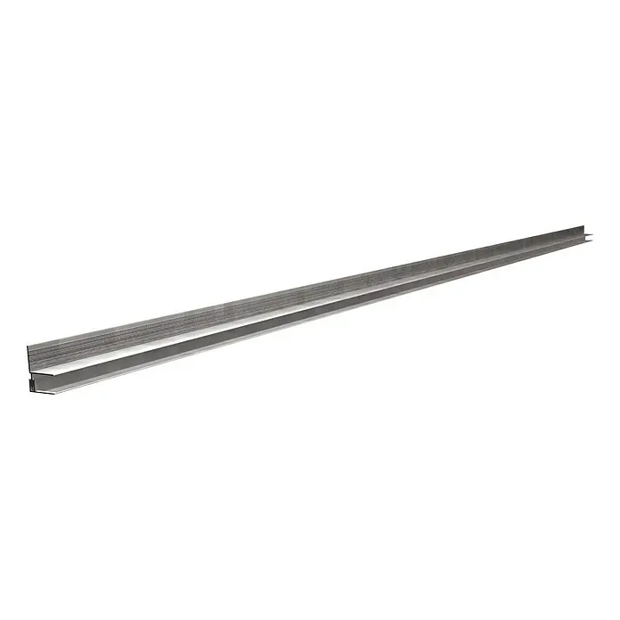 Kovalex Kutna lajsna za radne ploče - Prikladno za: WPC daske za terasu, 250 x 40 x 40 cm, Aluminij