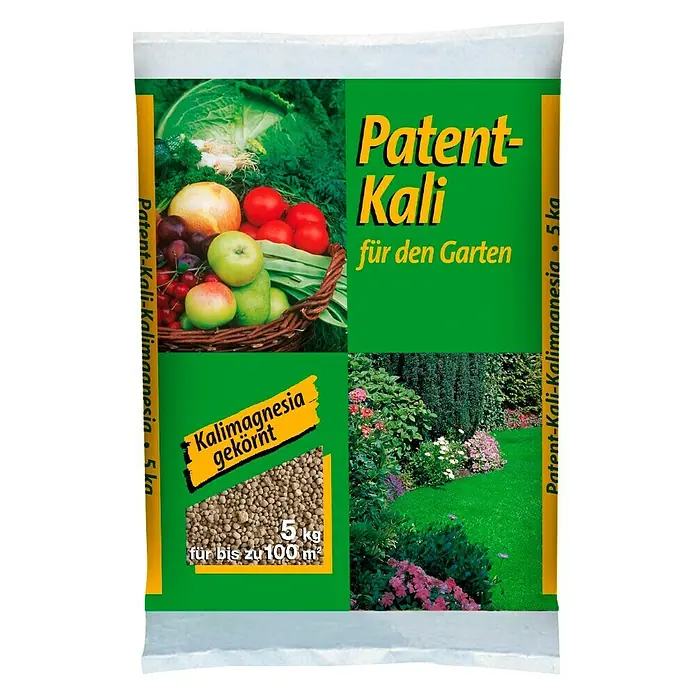 Patentkali - 5 kg, Inhalt ausreichend für ca.: 100 m² - Vorderansicht