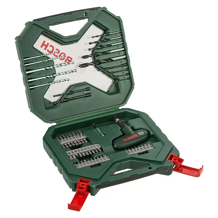 Bosch Set svrdla i bitova X - Line Classic - 54 -dij. - Pogled s lijeve strane