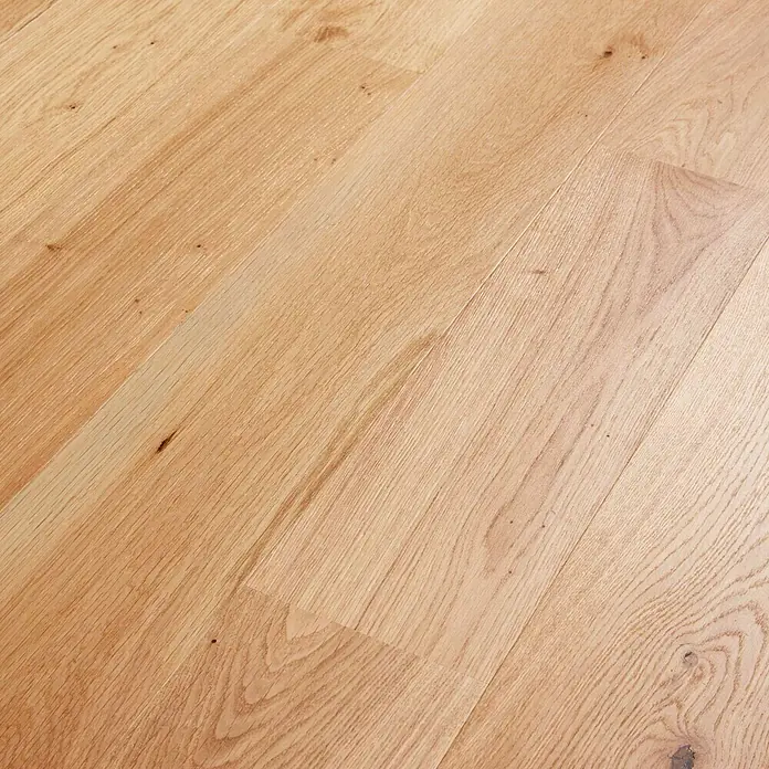 Fertigparkett Eiche Zug - 1.820 x 165 x 14 mm, Landhausdiele - Linke Seitenansicht