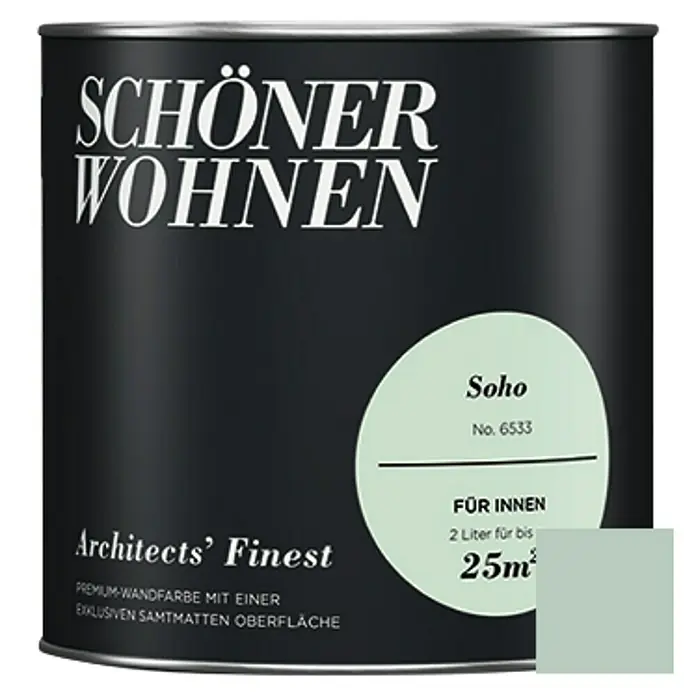 SCHÖNER WOHNEN-Farbe Wandfarbe Architects' Finest - No. 6533 - SoHo, 2 l, Matt - Informationsansicht