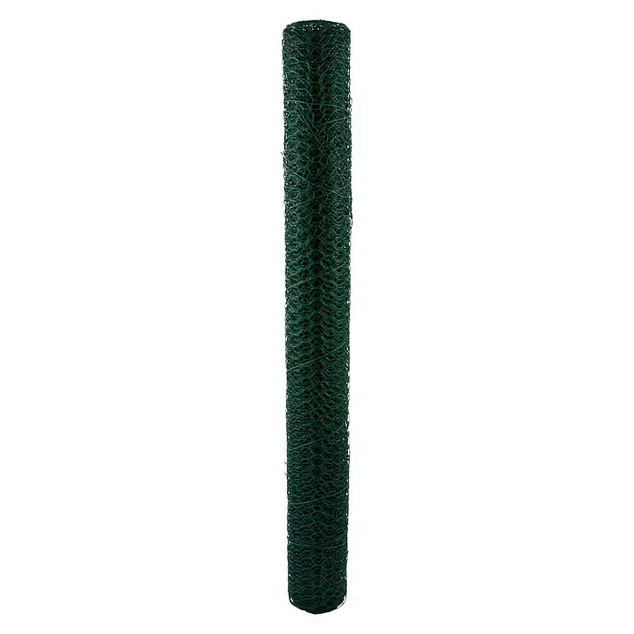 H+S Zauntechnik Drahtgeflecht 6-Eck - L x H: 10 x 1 m, Maschenweite: 13 mm, Grün, Beschichtet
