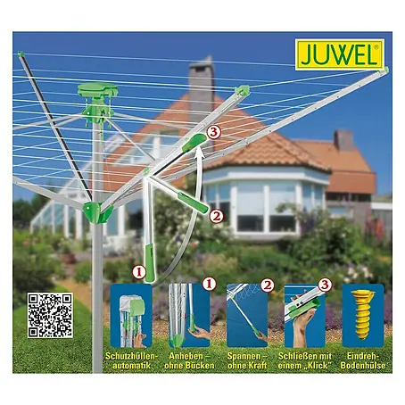 Juwel  Wäschespinne Novaplus 500 Easy