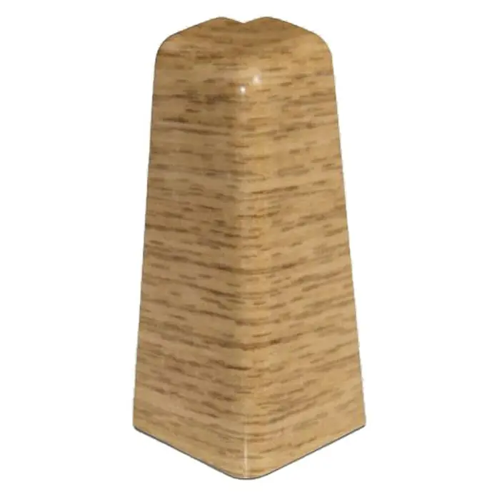 Egger Außenecke - Eiche Rotbraun, 2 Stk., Passend für: Egger Sockelleisten 17 x 60 mm - Ansicht von oben